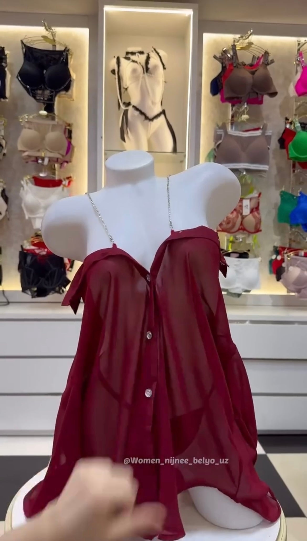 Mary Plus Size Mesh Sheer Two Piece Lingerie Set